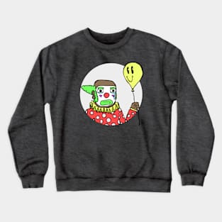 Wubbles the Assaultingly Depressed Clown Crewneck Sweatshirt